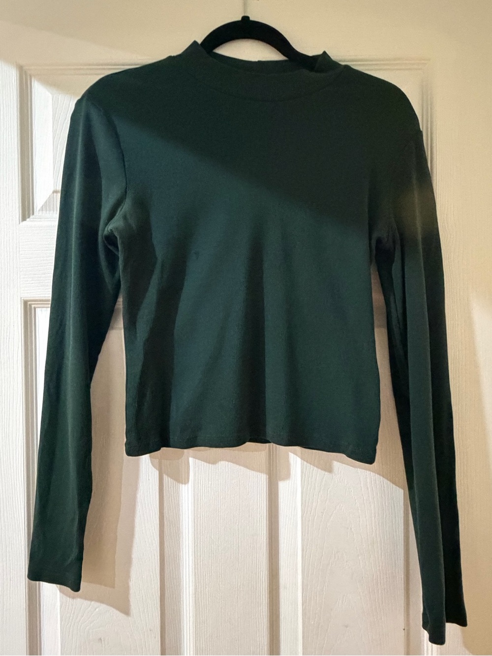 twik - Forest Green Long Sleeve Mock Neck
